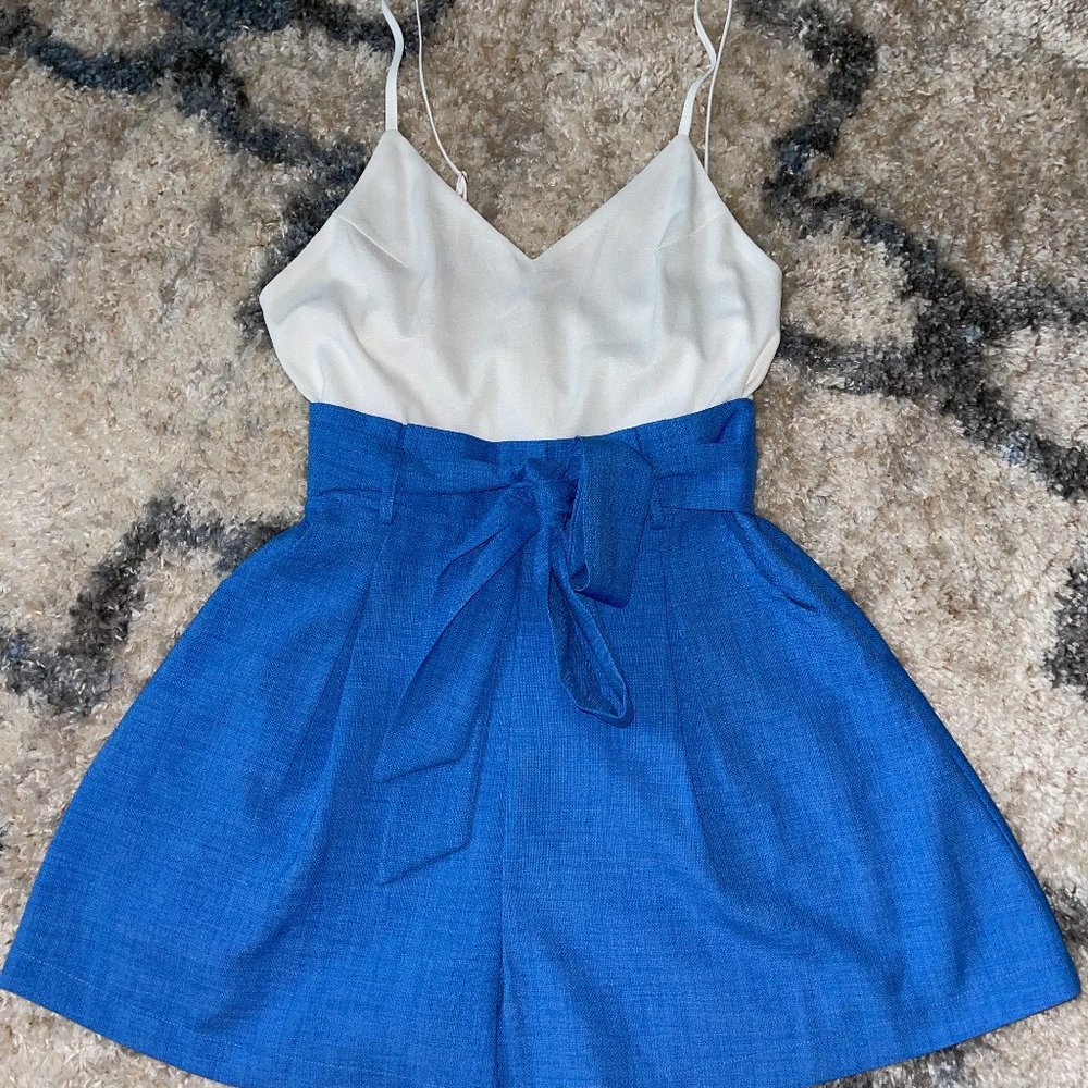 Agaci White & Black Romper - M